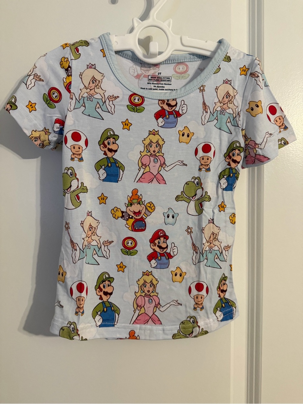 Mario Bamboo Short Set 2T